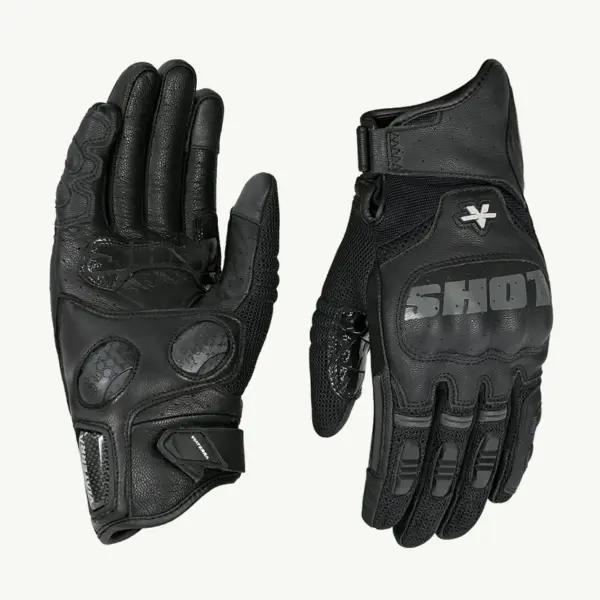 HOLESHOT PRO Semi-Gauntlet Motorcycle Riding Gloves
