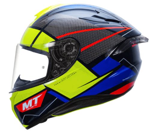 MT Targo Pro Podium Helmets - Gloss Fluorescent Yellow