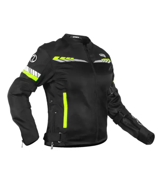 AIR GT 4 WOMEN'S JACKET - Black Hi-Viz Green