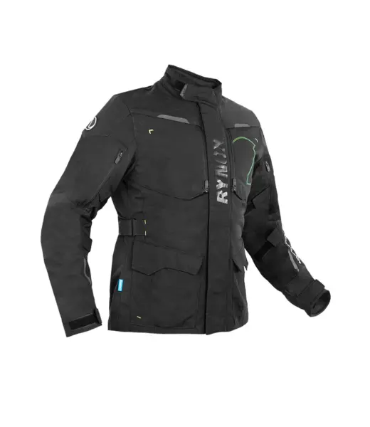 ADVENTO PRO JACKET - Black Hi-Viz Green