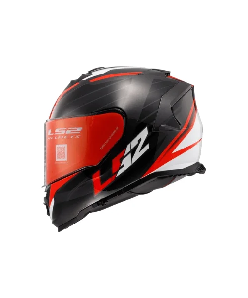 LS2 FF800 STROM NERVE BLACK RED
